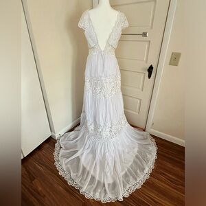 Vintage Boho Wedding Gown